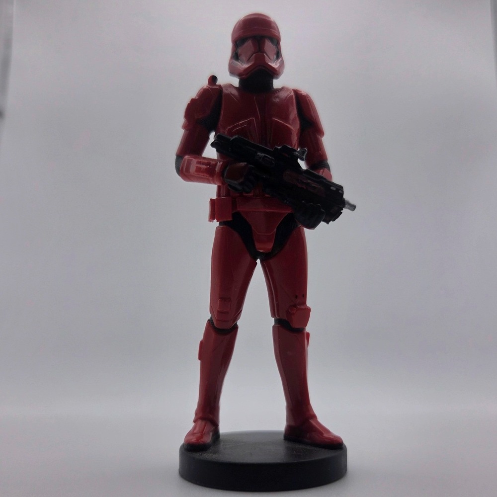 Disney Star Wars Sith Trooper Figure 4in Red Fair Rise of Skywalker Cake Topper - Picture 8 of 8